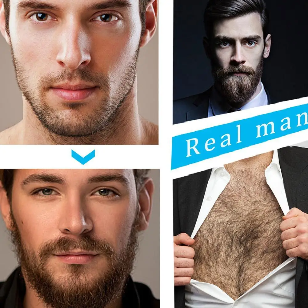 

15/30ML Beard Growth Oil Activator Serum Balm for Hair Regrowth and Thickness for Bearded Men Hair Care Products