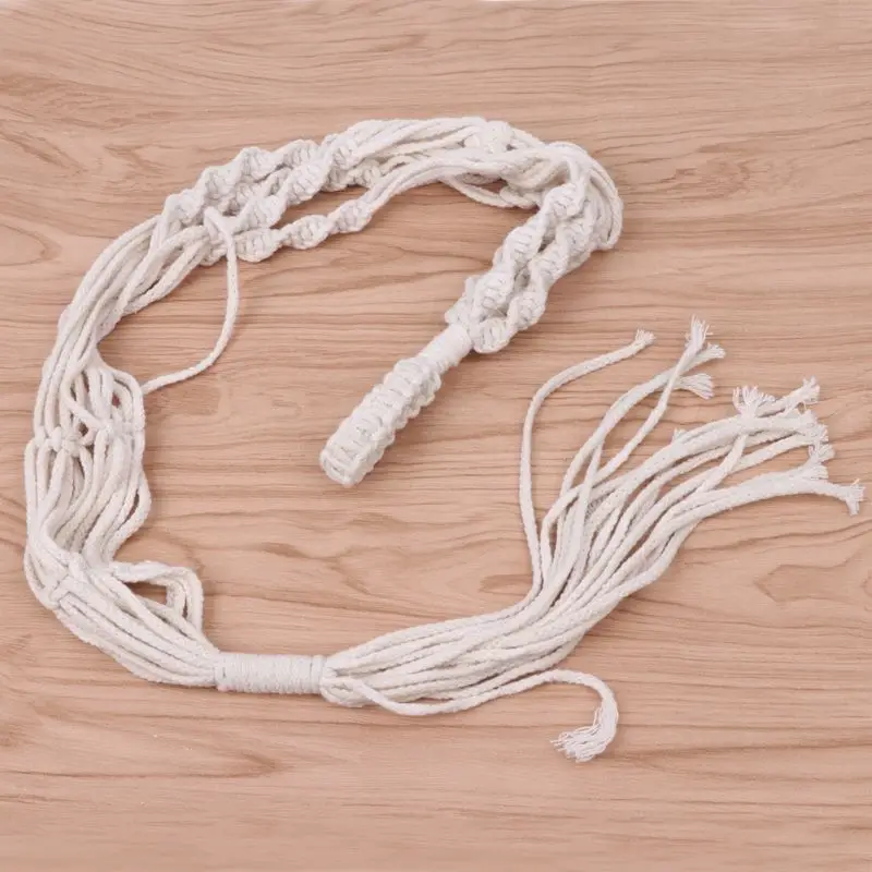 

3pcs Handmade Macrame Plant Hanger Indoor Outdoor Rope Hanging Basket Net Pot LX9C