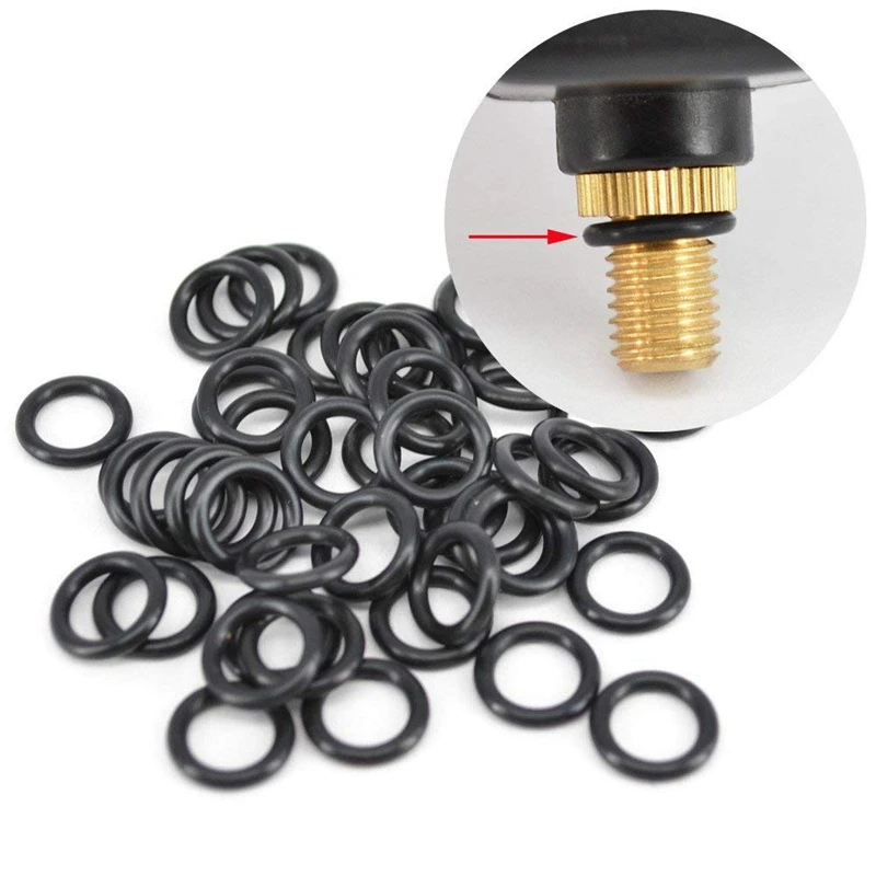 Carp Fishing Tackle Rubber O Rings Black For Bite Alarms Rod Pods Bars Pack of 100pcs | Спорт и развлечения