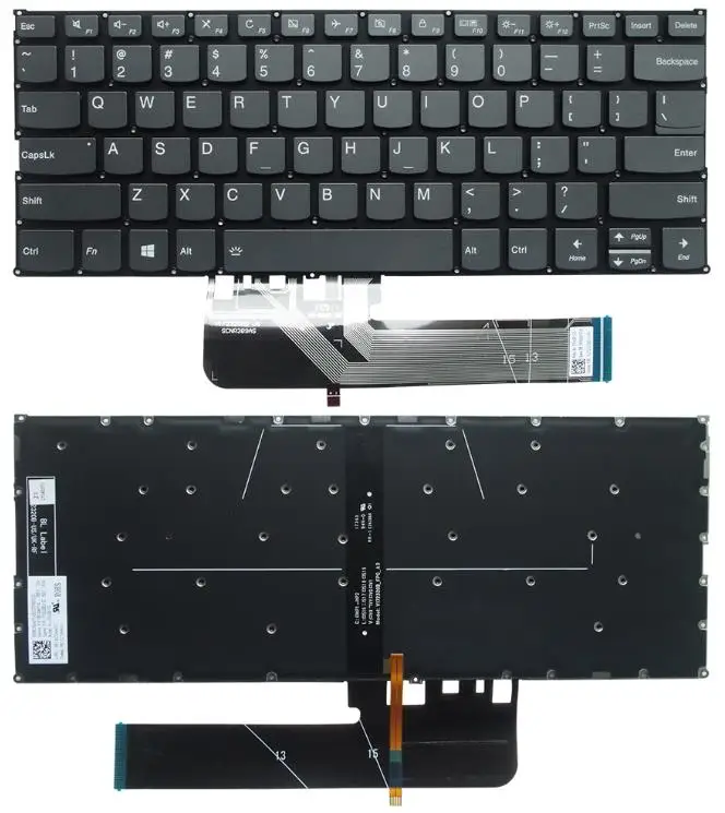 

Новая клавиатура с подсветкой для ноутбука Lenovo ThinkBook 13s-IWL 14S-IWL 14-IIL, английская клавиатура