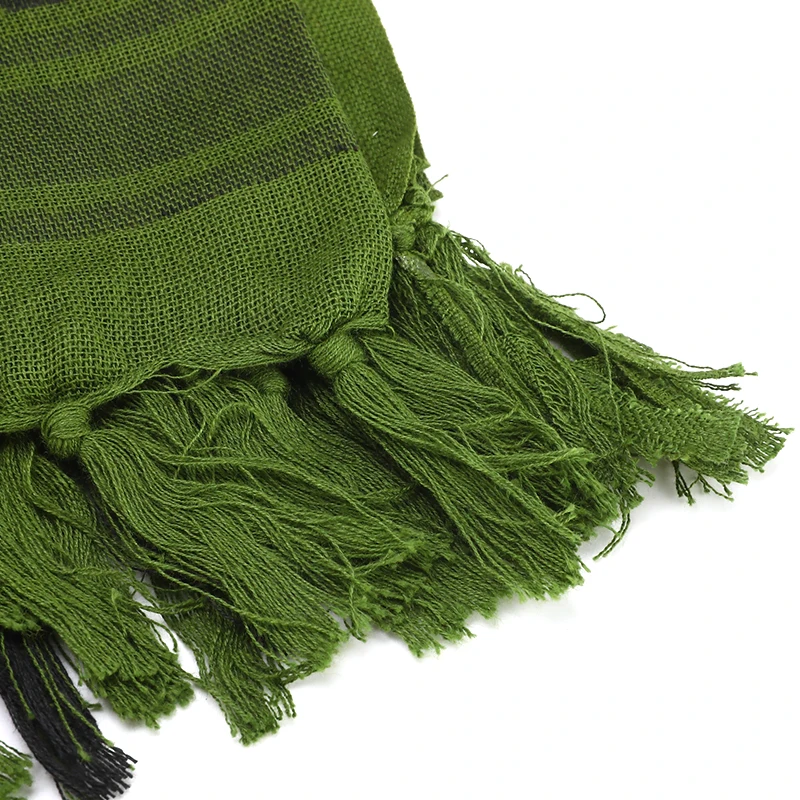 

Hunting Apparel Accessory 100% Cotton Thick Muslim Hijab Tactical Desert Arabic Scarf Arab Scarves Men Winter Windproof