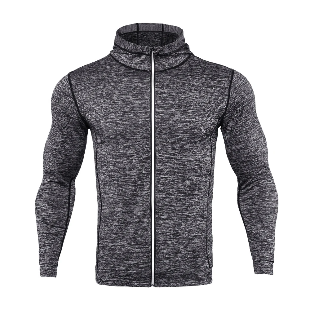 Only coat Комплект из 4 предметов, мужская спортивная одежда, Компрессионные спортивные костюмы, быстросохнущие комплекты одежды для бега, спортивный костюм для бега, тренировок, тренажерного зала, фитнеса, спортивный костюм - Цвет: Only coat