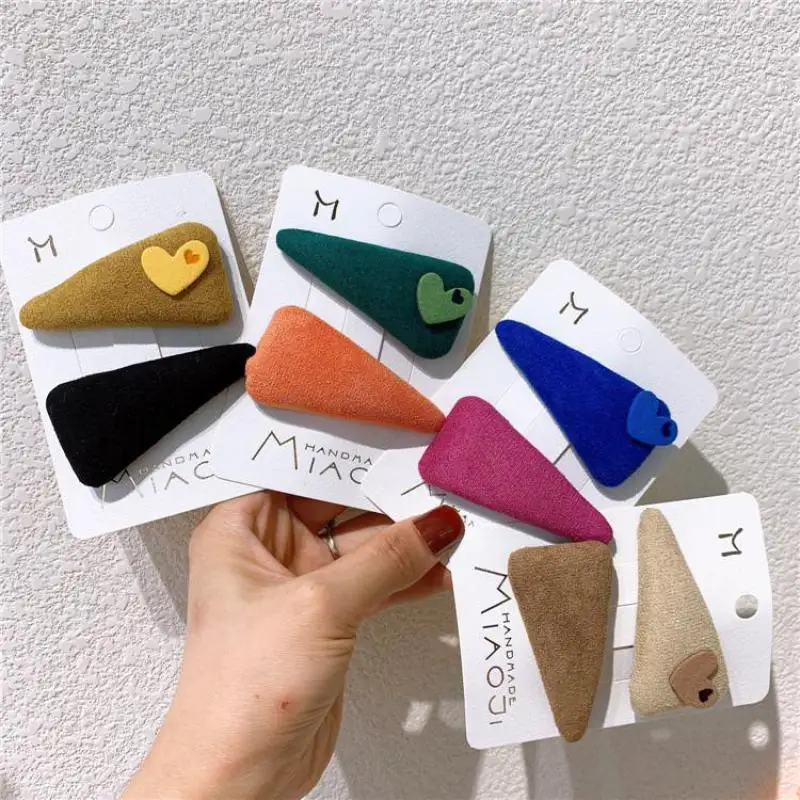 

Triangle And Cartoon Heart Hair Clips Hair Pins For Girls Toddler Kids Hair Styling Tools Barrettes Kids Hair Grip Headdress