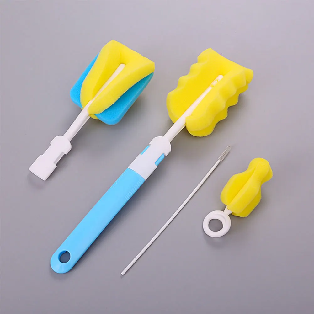 4 шт./компл. практичная портативная губка для новорожденных бутылочка молока