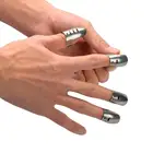 4 шт. защита для рук на палец из нержавеющей стали защитный резак для ножей защита для резания пальцев Безопасные ножи аксессуары горячий кухонный инструмент