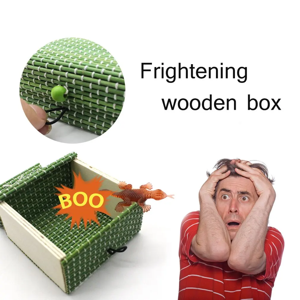 Креативный с подвохом страшный ящик 4 стиля испуганный деревянный целая
