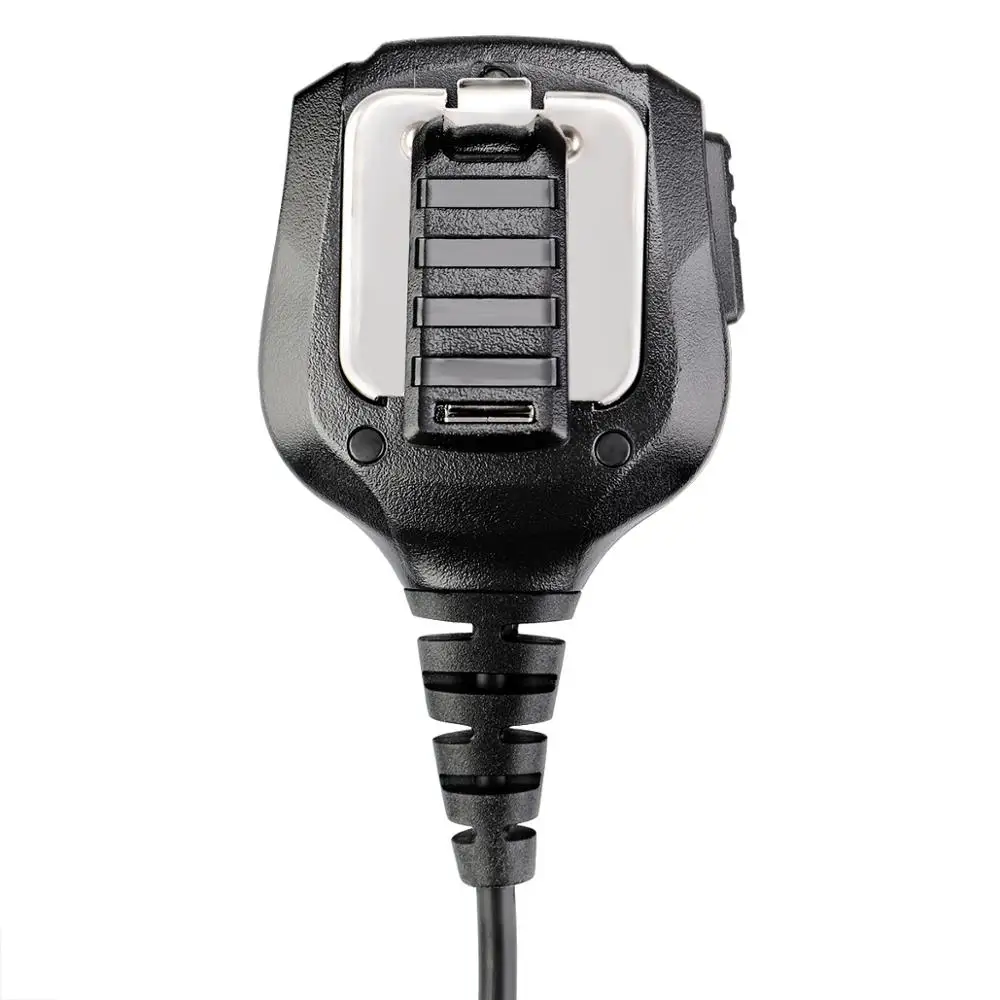 Retevis 10pcs Retevis 2 Pin IP54 Waterproof Speaker Microphone With 3.5mm Audio Jack PTT For Kenwood For Baofeng TYT Radio