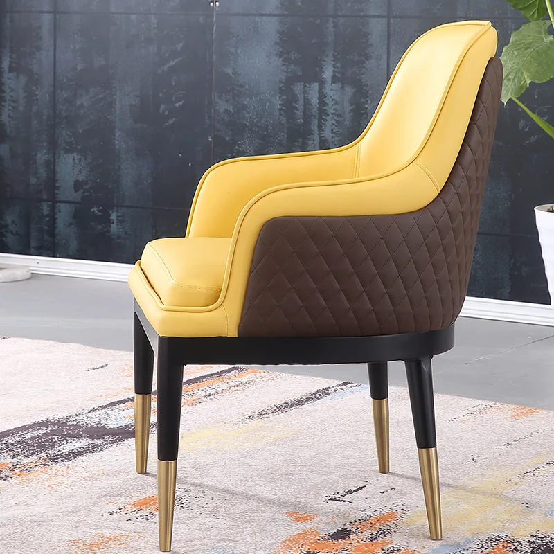 Современное обеденное кресло простое дневное освещение роскошный Ресторан ins