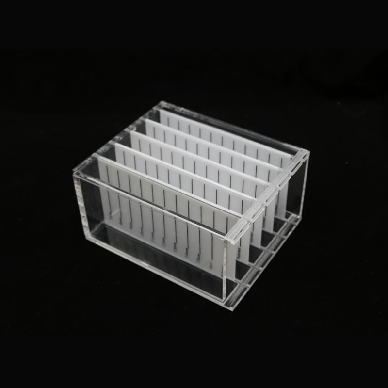 5 слойная прозрачная коробка для хранения ресниц органайзер макияжа накладные