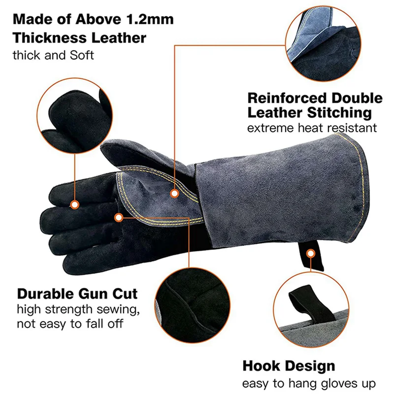 

Stitch Remover Tool Works As Clothing Tag Remover with Gloves Cowhide Barbecue Microwave Oven Insulated Gloves