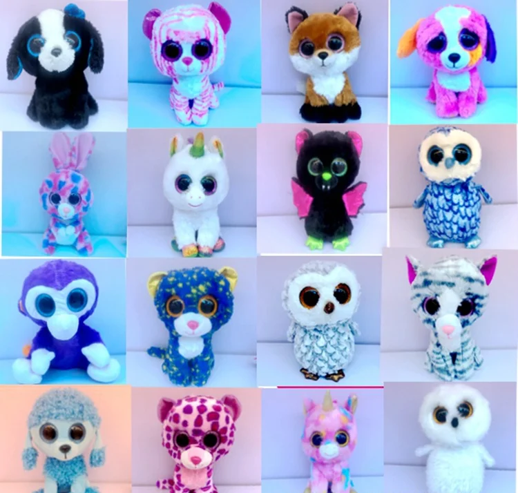 

Tt.y Beanie Unicorn Cat Cow Flamingos Stuffed Animal Fox Owl Dog Reindeer Lion Mouse Bunny Toys 25cm
