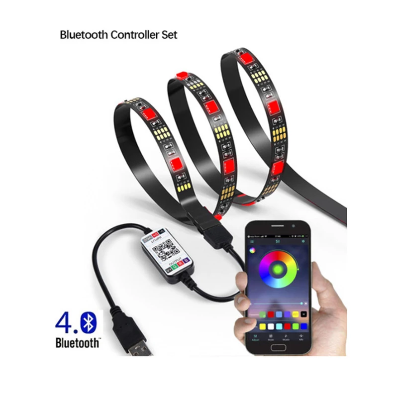 Светодиодный светильник полоса USB5V ТВ фоновый набор WIFI Bluetooth приложение