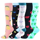 Компрессионные носки унисекс, медицинский препарат против варикозного расшрения вен нейлон, эластичные, для спорта на открытом воздухе