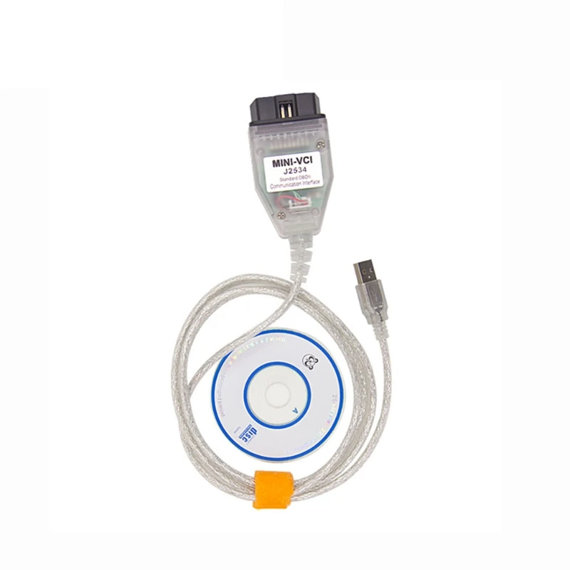

Automotive Diagnostic Test Cable Mini Vci Cable Supporting J2534 Auto Scanner OBD OBD2 A0NE