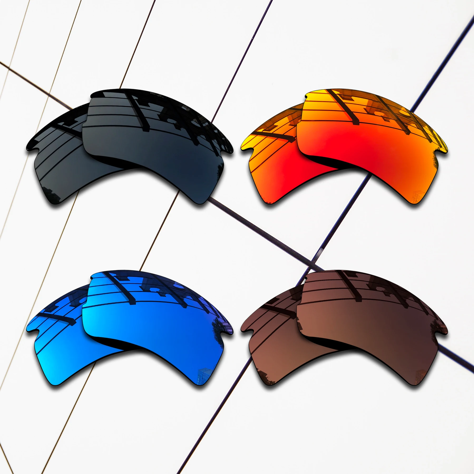 

Очки солнцезащитные поляризационные для Oakley Flak 2,0 OO9295, 4 пары