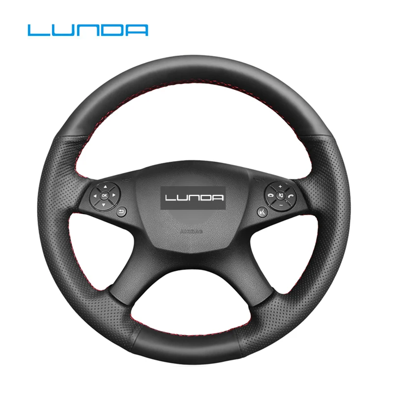 Искусственная кожа ручной работы для Mercedes Benz W204 C Class 2007 2010 C280 C230 C180 C2|Чехлы на руль|