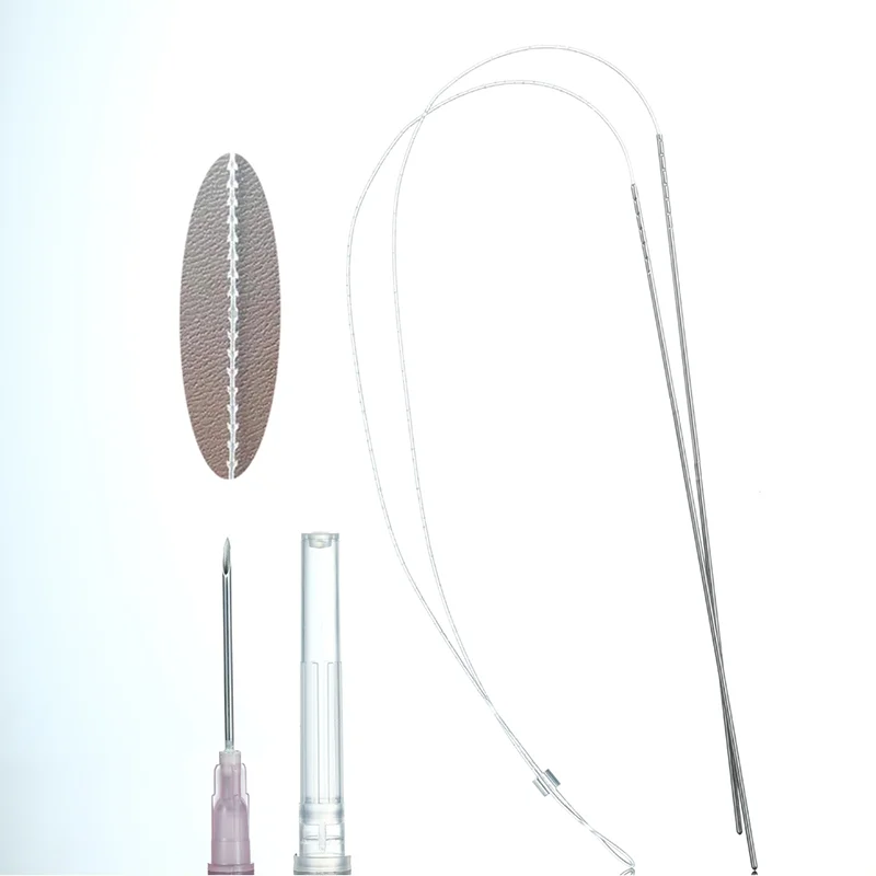 Оптовая продажа Pdo Cog нитки для лифтинга лица полураспродажа моно-винтовой рыбий