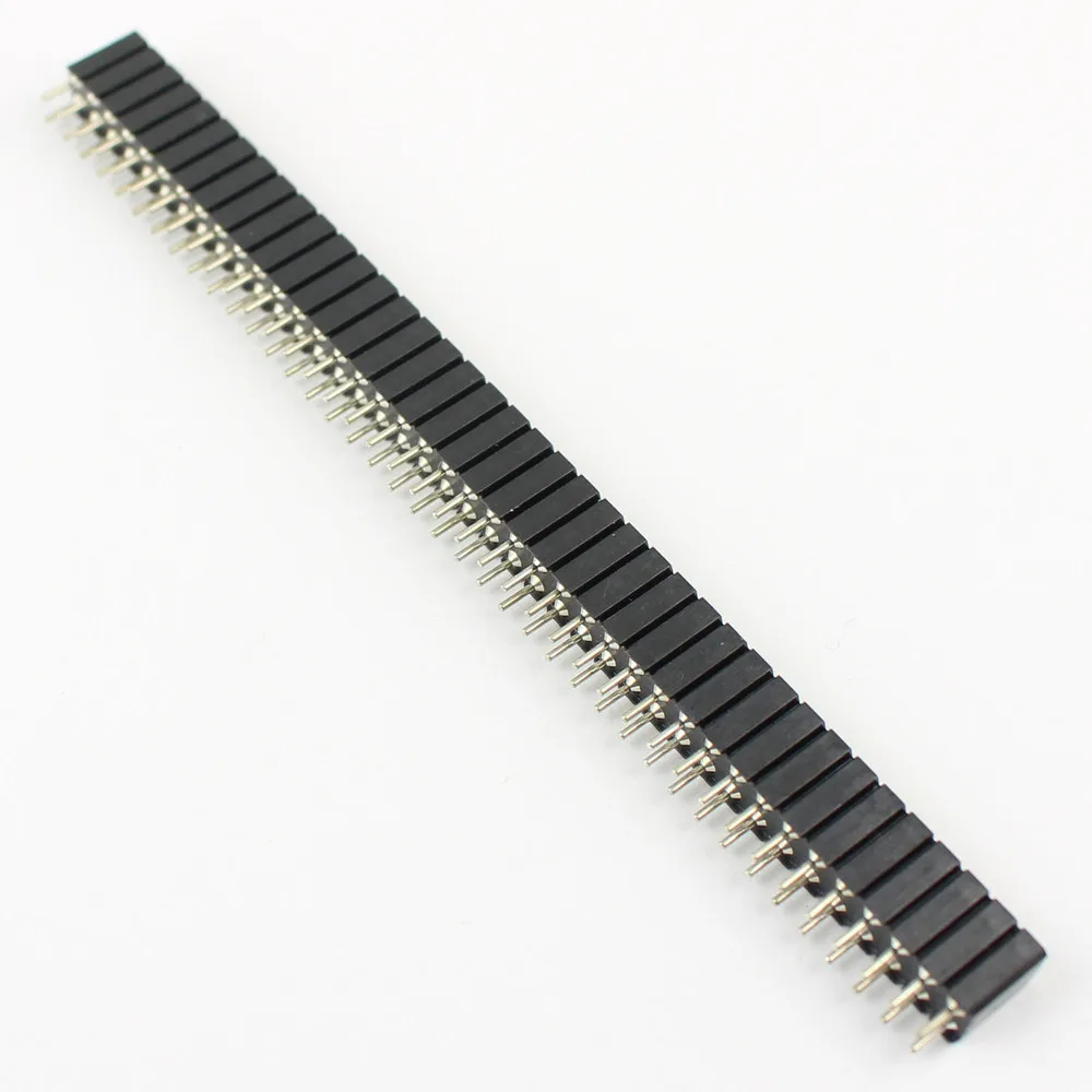 10 шт. 2 54 мм Шаг 2x40 Pin 80 женский двухрядный оловянный круглый штыревой разъем PH: 7 |