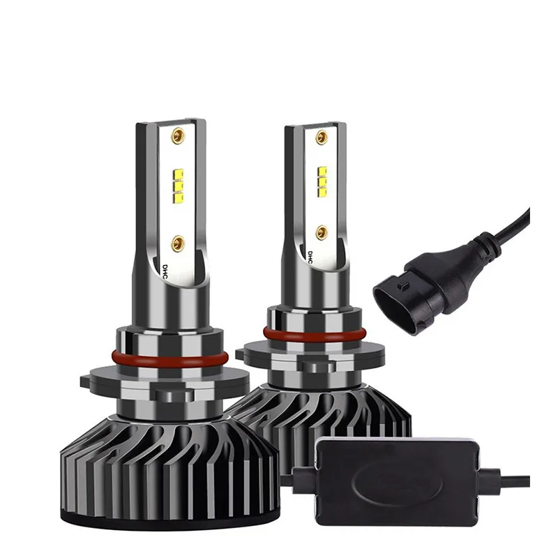 2 шт. 12V 50w анти ошибка Мини H4 светодиодный H7 H10 с зэс чипы 6500K 12000LM лампада H1 лампы HB3