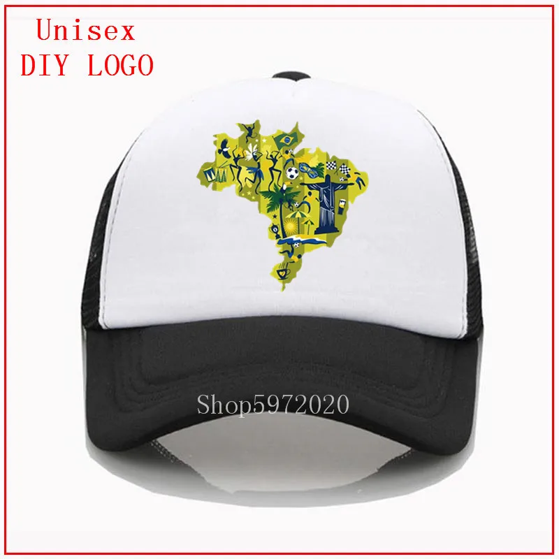 Карта бразильского флага детская шапка с щитом крест-накрест отверстием для