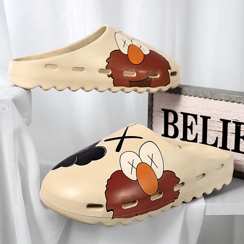 Парные дизайнерские шлепанцы Kanye для мужчин и женщин модные летние меховые тапки