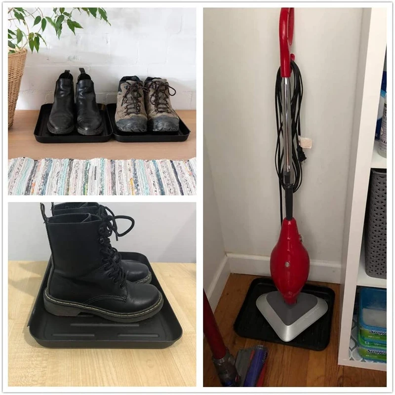 2 шт. коврик для ботинок сверхпрочной защиты пола миски домашних животных