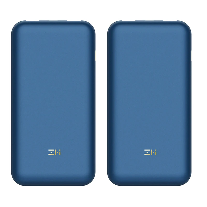 ZMI QB823 65 Вт 20000 мАч PRO power Bank QC 3,0 Быстрая зарядка для ноутбука для Xiaomi Mi 9 для iPhone 11 для переключателя - Цвет: Blue 2PCS