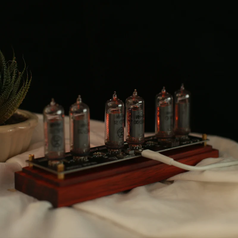 IN14 Glow Tube Clock Retro Punk Nostalgic | Освещение