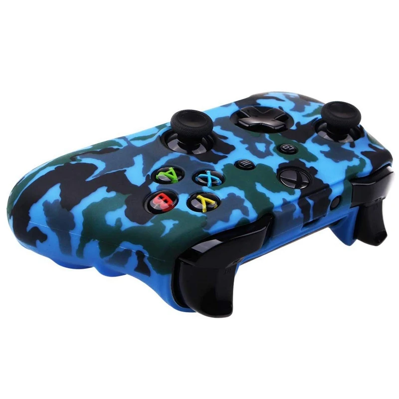 AABB 2Pcs водопроводная Печать Камуфляж силиконовый чехол для microsoft Xbox One X и S