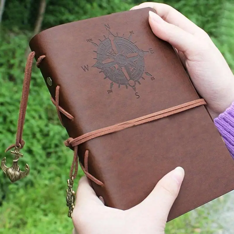 Винтажный блокнот из искусственной кожи для путешествий дневник Jotter