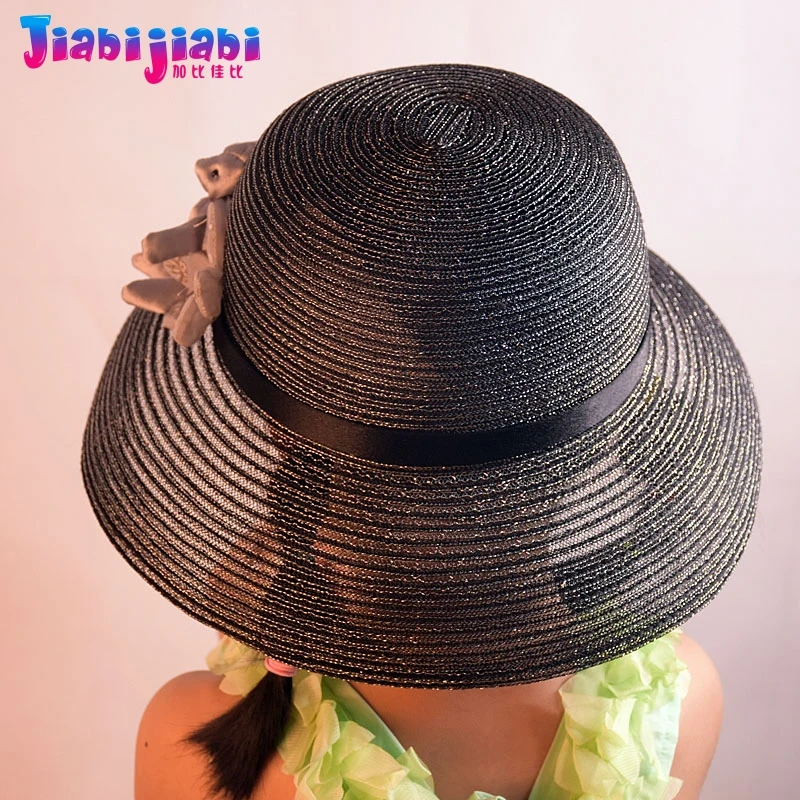 Летние шляпы-ведерки для девочек детская пляжная шляпа принцессы с защитой от