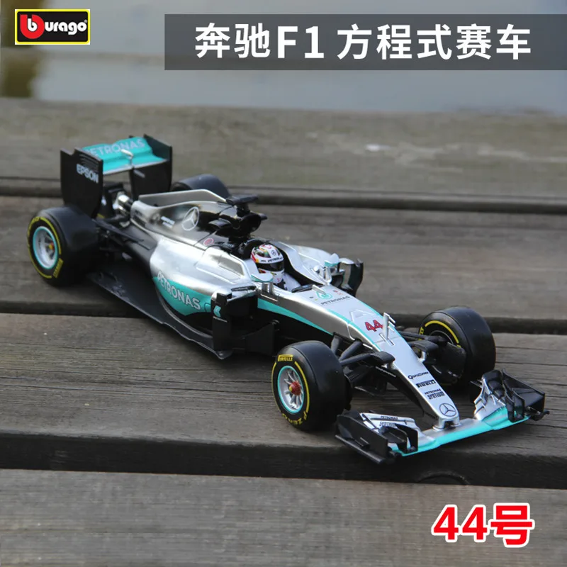 Burago 1:18 Mercedes-Benz AMG 44 сплав F1 модель автомобиля литье под давлением модель автомобиля моделирование автомобиля украшение коллекция Подарочная игрушка