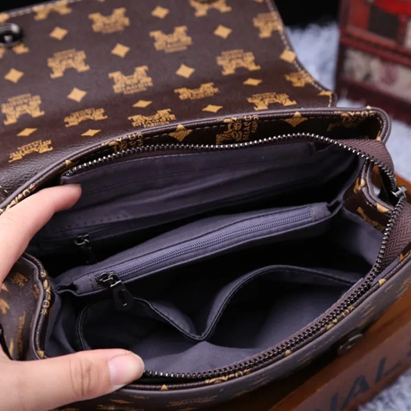 

Genuine Leather Women Buckets 2021 New Fashion Retro Prints Larger Capacity Bags Ladies Famous Purse and Handbags Sac Luxe Femme