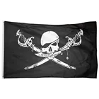 3x5 футов 90x150 см Jolly Roger череп крест кости пиратские бритья фотосессия