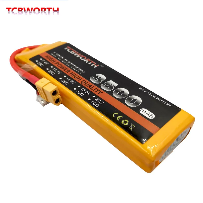 2S RC LiPo Батарея 7 4 V 3500 мА/ч 25C для радиоуправляемый самолет Квадрокоптер цистерны