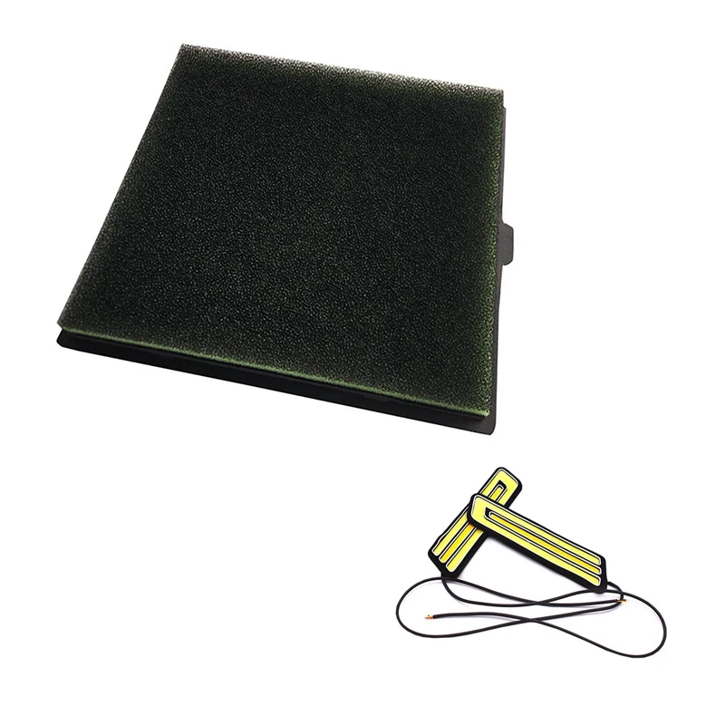 

3 Pcs Car Accessories: 2 Pcs 12V Ultra Thin U Shape Cob Led Daytime Running Light & 1 Pcs High-Flow Panel Air Filter