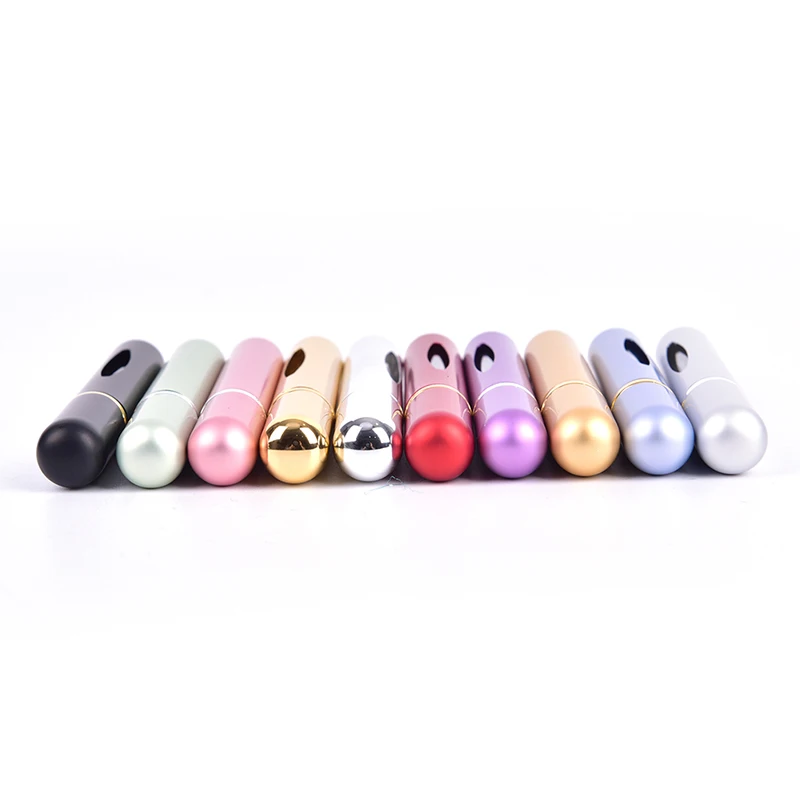 

Mini 5ml Refillable Perfume Spray Bottle Portable Travel Container Aluminum Empty Cosmetic Containers Perfume Bottle