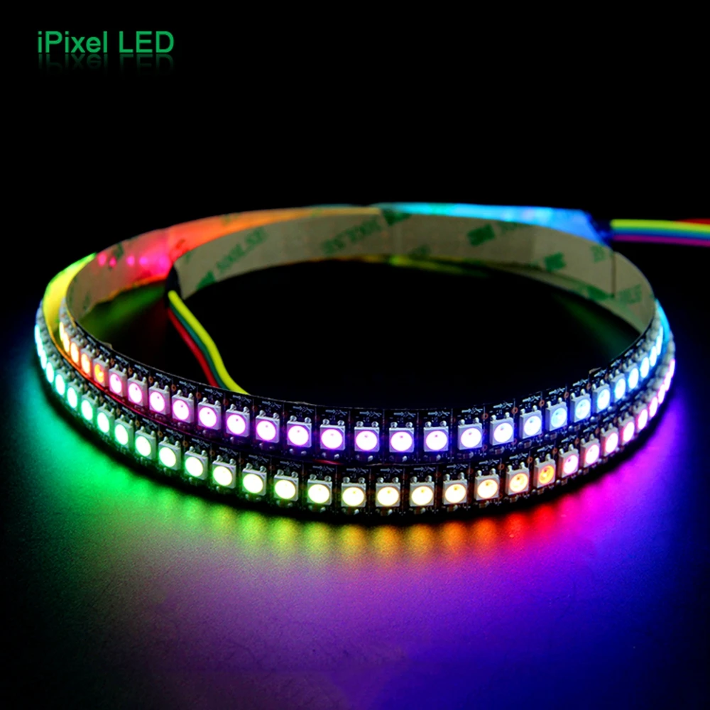 Адресная гибкая лента 144 светодиодов/м со встроенным IC SK6812/WS2812B Pixel Lights | Освещение