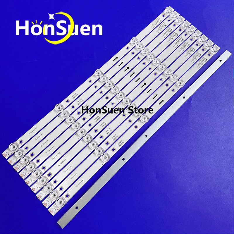 

LED backlight strip 5 lamps for Akai 55'' TV AKTV5534 JS-D-JP55EU-051EC(70317) E55EU/EP1000 MCPCB 3V/LED LC546PU2L01 D55