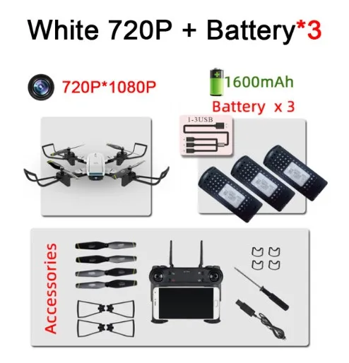 With Foam box SG700 RC Дроны с двойной камерой hd RC вертолет 4k Дрон 20 минут долгий полёт Профессиональный Квадрокоптер Follow Me drohne игрушки - Цвет: With Foam box
