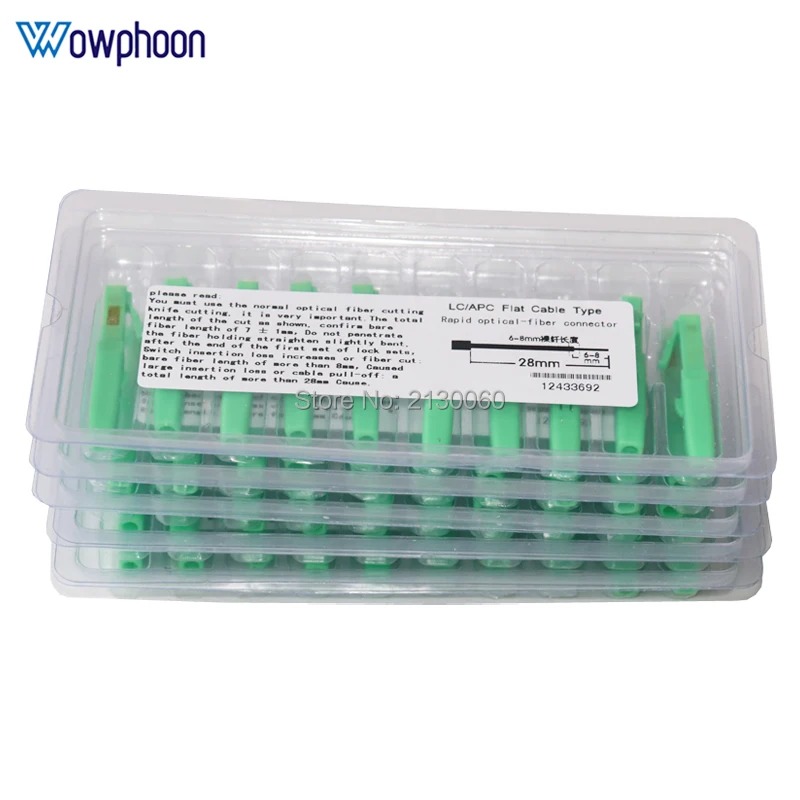 10PCS LC APC FTTH fiber optic fast connector optical fiber quick connectors