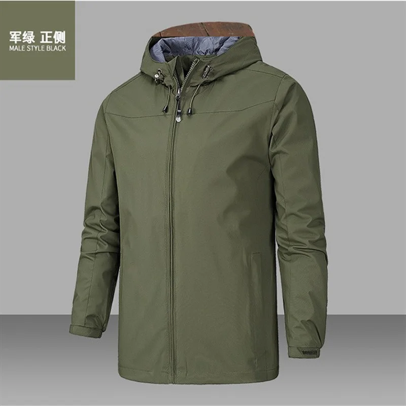 

solid autumn stormsuit men's Spring jacket coat windproof four and seasons mountaineering suit single layer stormsuit print