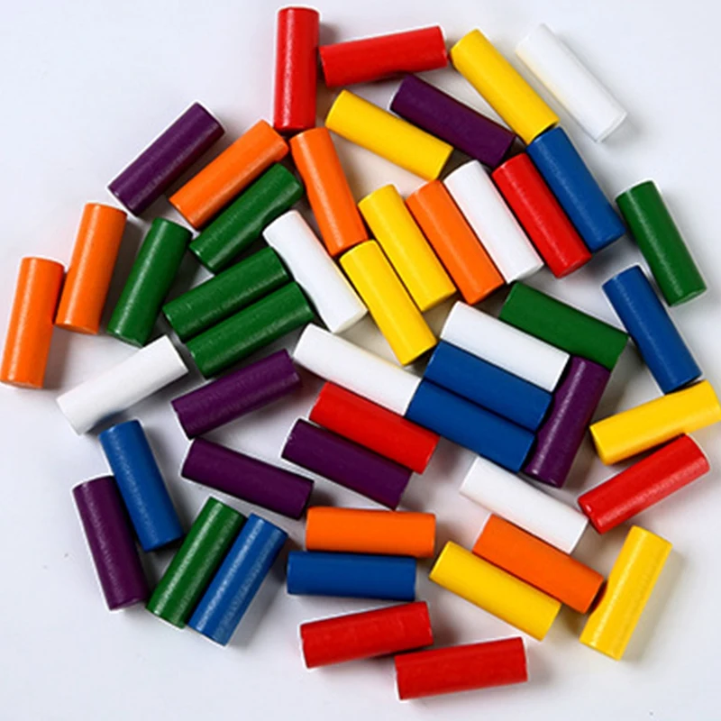 

Toys Educational Games Cylinder Socket Blocks Wooden Math Toys Children Early Educational Toys