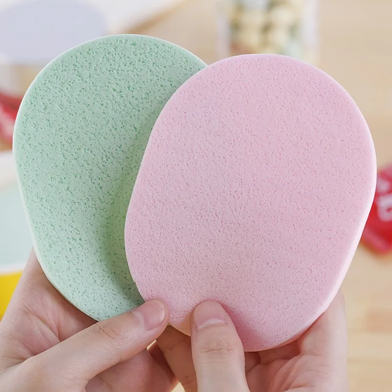 1 шт. губка для очищения лица Puff Face Cleaning Wash Pad, мягкая, естественная, из водорослей.