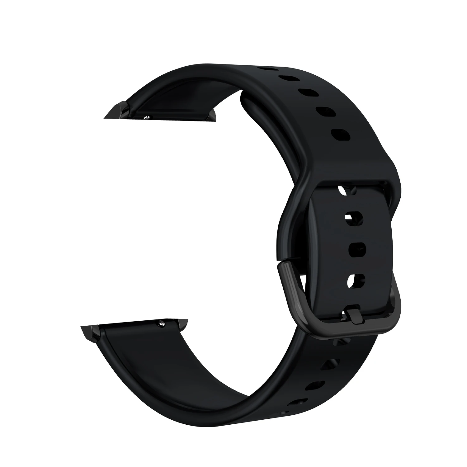 black silicone GOLDENSPIKE DT88 22 мм Браслет Смарт часы ремни для Красочные DT88 Smartwatch Band - Цвет: black silicone
