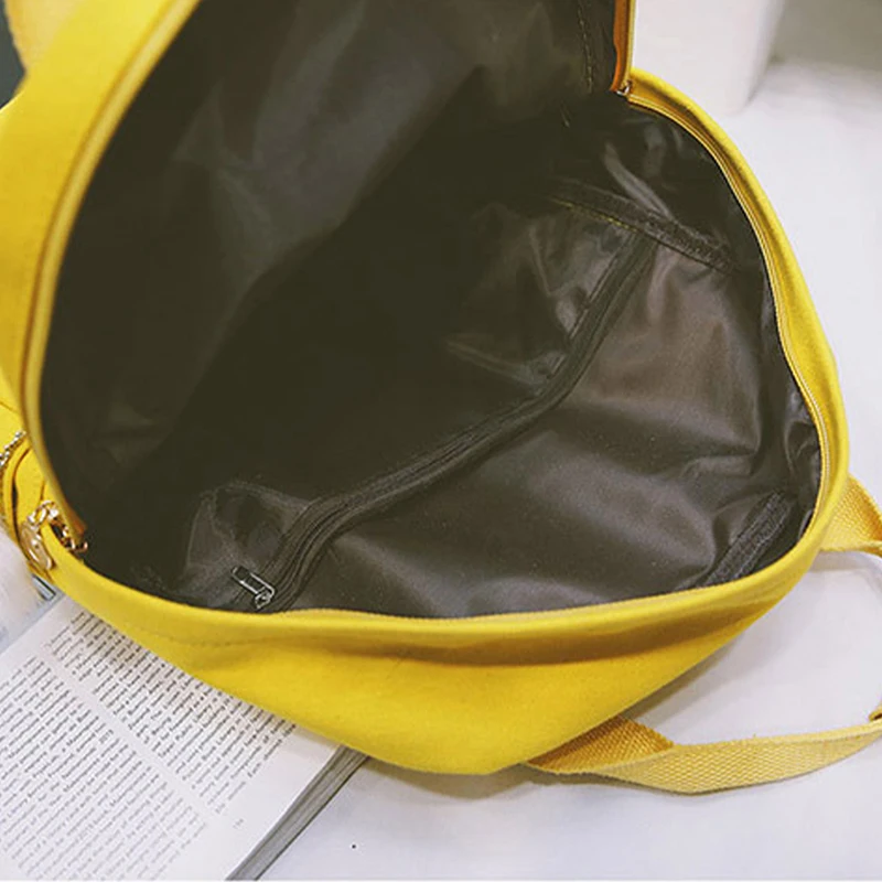 

Lady Girl Cute Hairball Canvas Student Backpack School Shoulder Bag Satchel Travel Bagpack Daily Student Sports Bag