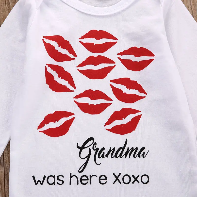 

Newest Arrival Summer Newborn Baby Boy Girl Clothes Cotton Long Sleeve Letter Bodysuits Jumpsuit Clothes Outfit 0-18M