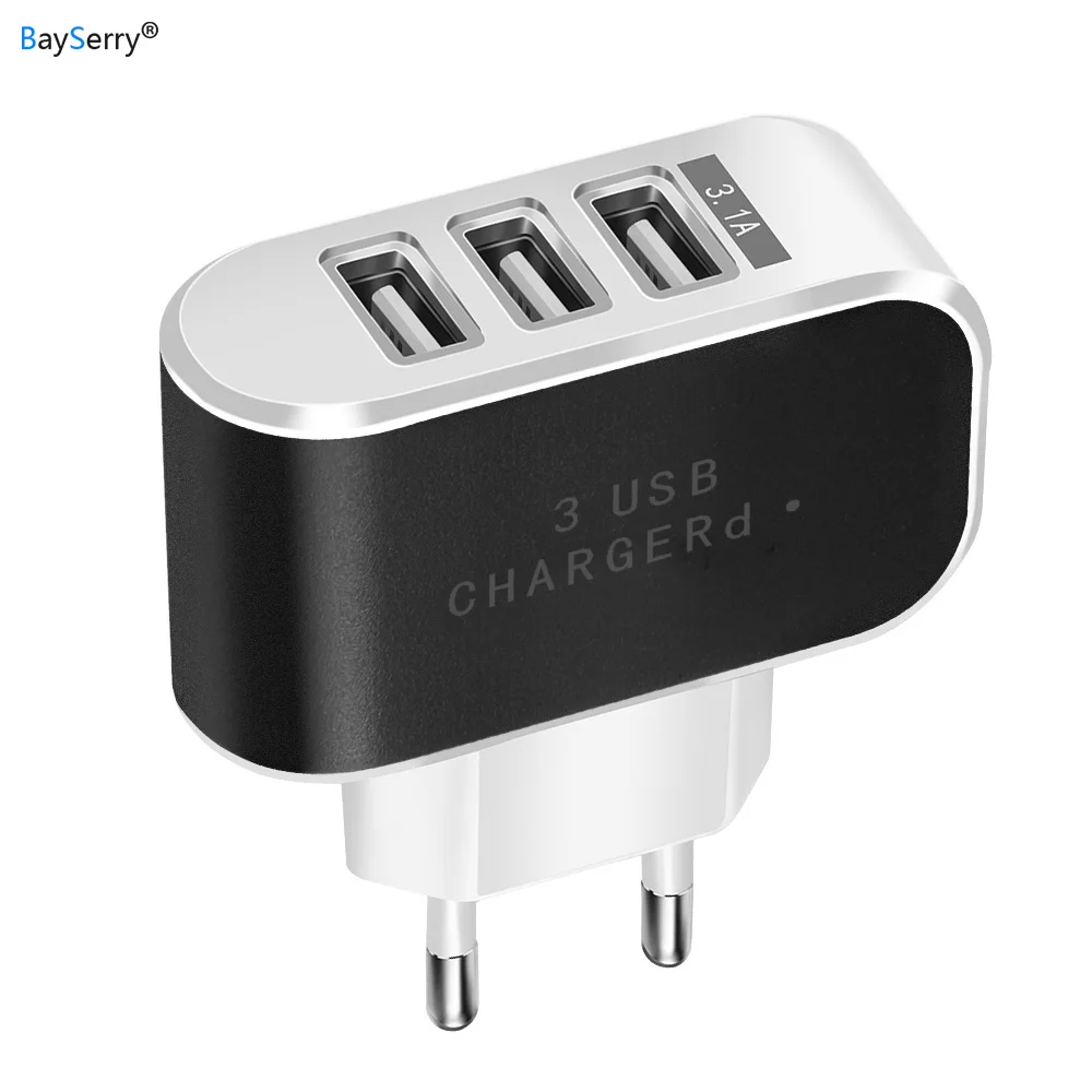 2.1A 3 станция зарядного устройства с портом USB светодиодный дисплей ЕС США