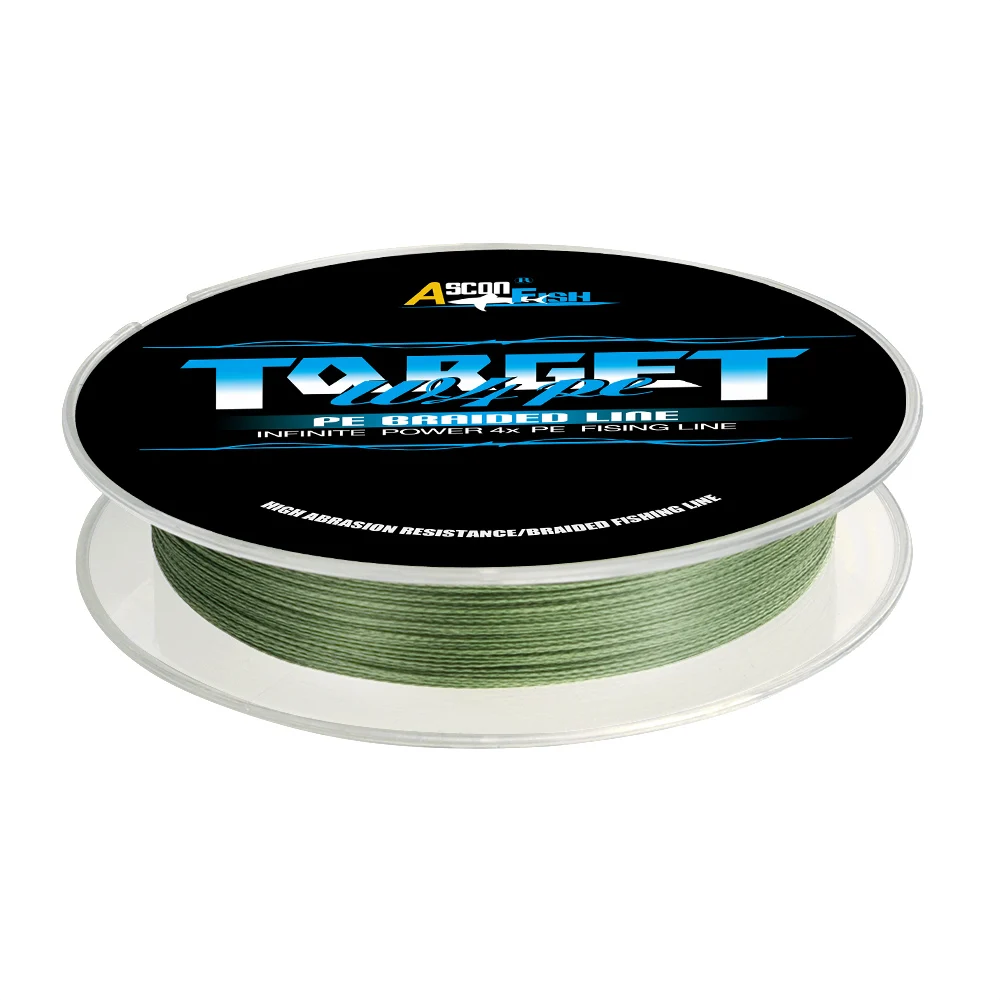 

Super 100M 300M pe braided fishing line 4 Strands fishing cord thread never faded color carp fishing 2-100LB 0.06-0.55mm