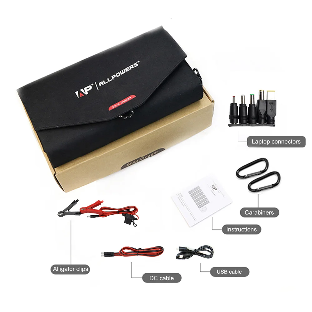 ALLPOWERS X DRAGON 100 Вт солнечные панели 5 в 12 В 18 зарядное устройство с солнечной панелью